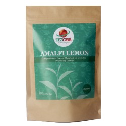 Amalfi Lemon Flavored Green Tea Pyramid- 50 Teabags